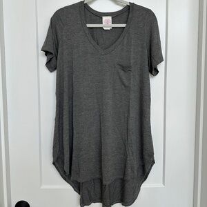 Gray Freeloader Short Sleeve Tunic